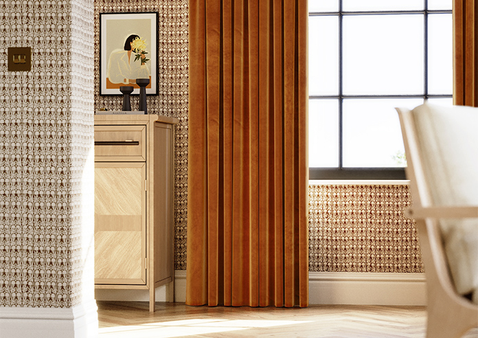 Ultra Luxe Velvet, Rust - Made to Measure Curtains - Image 5